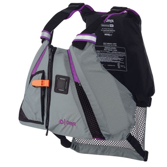Onyx Movement Dynamic Life Jacket Paddle Vest Adult Size XS/Small Purple New - Picture 1 of 9